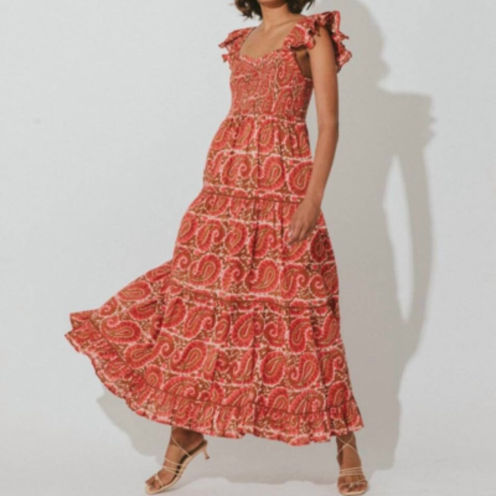 Cleobella Zahara Ankle Dress Aurora